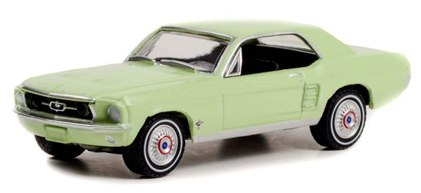 GREEN30353 - FORD Mustang coupe 1967 verde de la serie SHE COUNTRY Special bajo blister - 1