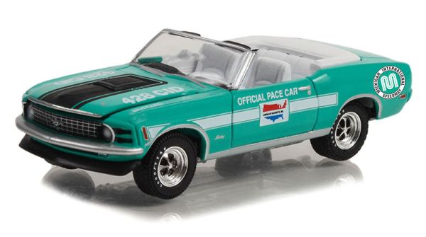 GREEN30364 - FORD Mustang mach 1 428 cobra jet de la serie MICHIGAN INTERNATIONAL SPEEDWAY en blister - 1