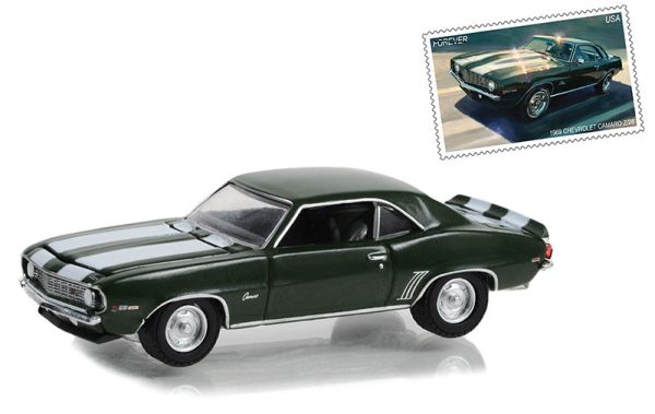 GREEN30372 - 1969 CHEVROLET Camaro Z28 de la serie UNITED STATES POSTAL SERVICE en blister - 1