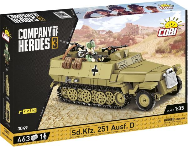 COB3049 - Char SD. KFZ. 251 Ausf.D - 463 Piezas - 1