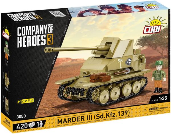 COB3050 - Tanque MARDER III Sd.Kfz.139 - 420 Piezas - 1