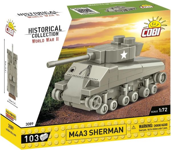 COB3089 - Tanque SHERMAN M4A3 - 103 piezas - 1