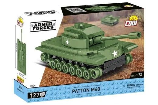 COB3104 - Tanque PATTON M48 - 127 Piezas - 1