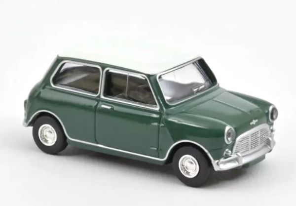 NOREV310523 - 1964 MINI COOPER S Verde almendra con techo blanco - 1