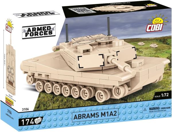 COB3106 - Tanque ABRAMS M1A2 - 174 piezas - 1