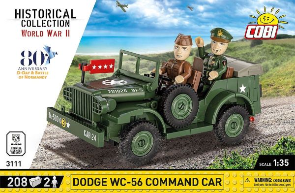 COB3111 - DODGE WC-56 Command Car - 80th Anniversary - 208 Piezas - 1