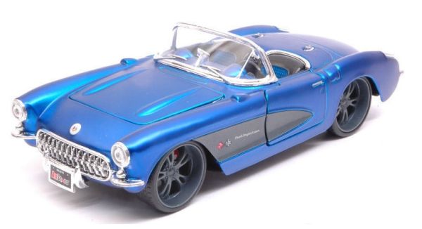 MST31323BL - CHEVROLET Corvette convertible 1957 Azul - 1