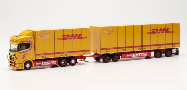 HER314213 - SCANIA CS 20 HD 6X2 con remolque de 4 ejes DHL - 1