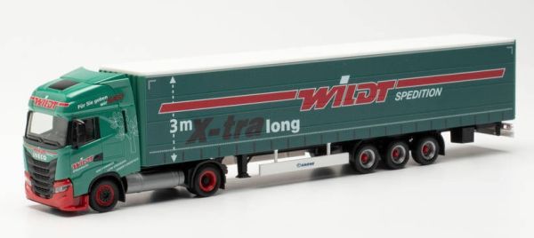 HER314947 - IVECO S-Way LNG 4x2 con remolque de lona 3 ejes WILDT - 1