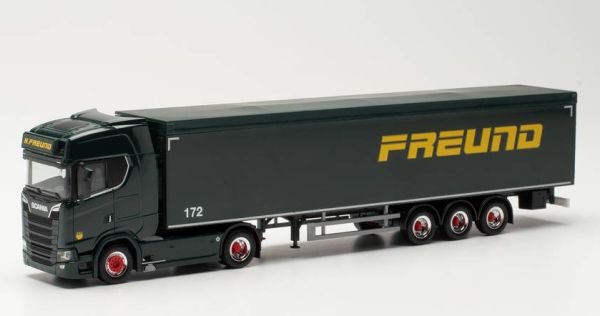 HER315173 - SCANIA CS 20 HD 4X2 con remolque SPEDITION FREUND de 3 ejes - 1