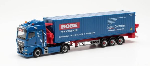 HER315432 - MAN TGX GM 4x2 con remolque de 3 ejes y cargador lateral BOBE SPEDITION - 1