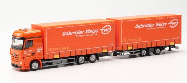 HER316149 - MERCEDES Actros Bigspace 6x2 con remolque de 2 ejes GEBRUDER WEISS - 1