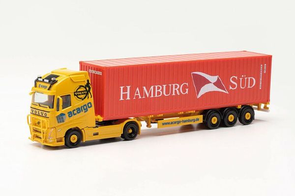 HER316347 - Camión portacontenedores ACARGO con contenedor HAMBURG SUD - VOLVO FH Gl. XL 4x2 - 1