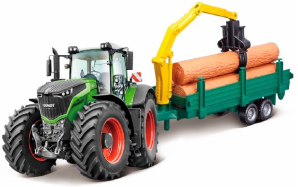 BUR31651 - FENDT 1050 Vario con remolque forestal - 1