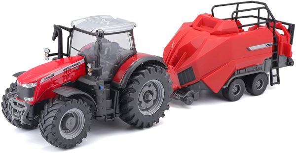 BUR31667 - MASSEY FERGUSON 8740S con empacadora - 1