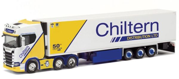 HER316712 - SCANIA CS 20 HD 6x2 con remolque frigorífico de 3 ejes CHILTERN - 1