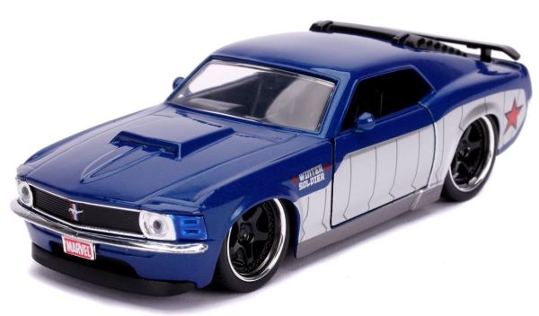 JAD31745 - FORD Mustang BOSS 429 Azul 1970 MARVEL Vengadores - 1