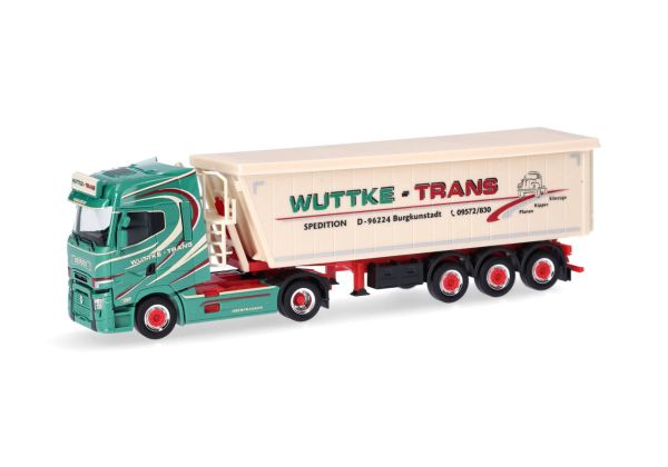 HER317610 - RENAULT T 4x2 con remolque caja de 3 ejes WUTTKE TRANS - 1