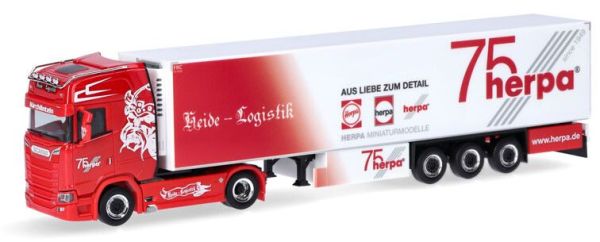 HER317733 - SCANIA CS 20 HD 4x2 con remolque de 3 ejes HEIDE LOGISTIK - 1