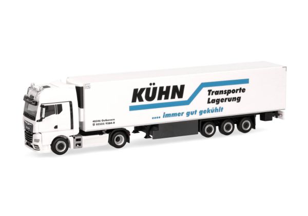 HER318020 - MAN TGX GX 4x2 con remolque frigorífico de 3 ejes KUHN - 1