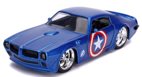 JAD31845 - 1972 PONTIAC Firebird Free Rolling Azul MARVEL Vengadores - 1