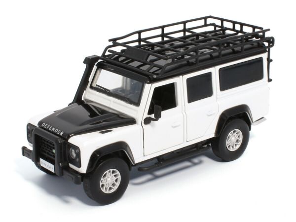 TAY32105011 - LAND ROVER Defender 110 blanco con sonidos y luces - 1