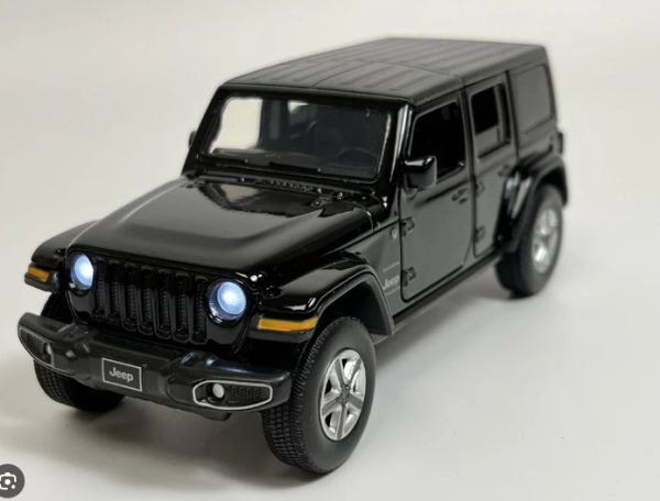 TAY321120002 - JEEP Wrangler Sahara Negro con sonidos y luces - 1