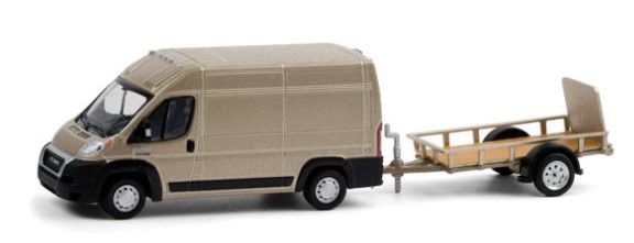 GREEN32210-C - RAM ProMaster 2500 2019 con remolque HITCH & TOW de 1 eje en blister - 1