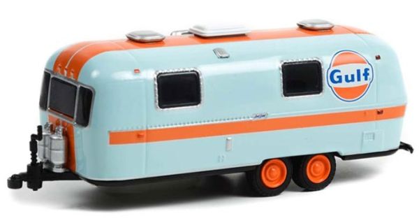 GREEN34120-B - Caravana Airstream 2 ejes 1971 GULF de la serie HITCHED Casas bajo blister - 1