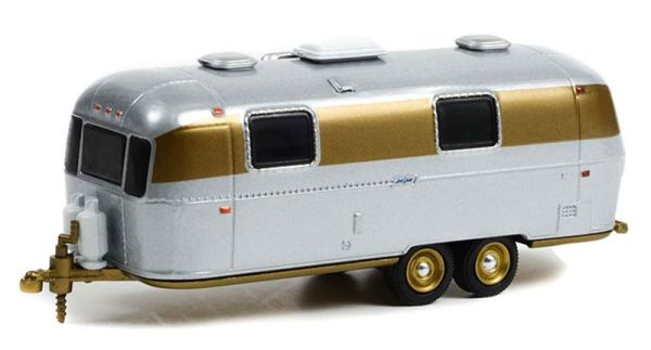 GREEN34120-C - Caravana Airstream 2 ejes 1972 Oro y plata de la serie HITCHED Homes en blister - 1