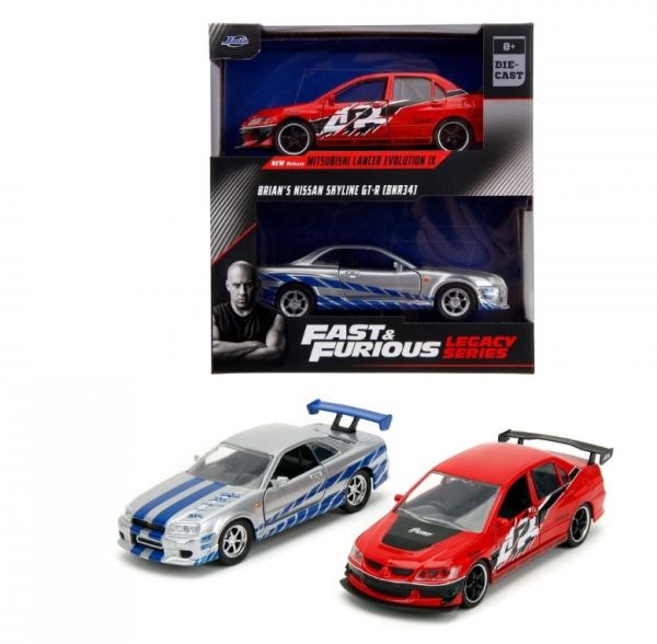 JAD34256 - NISSAN Skyline GTR y MITSUBISHI Lancer EVO Fast & Furious - 1