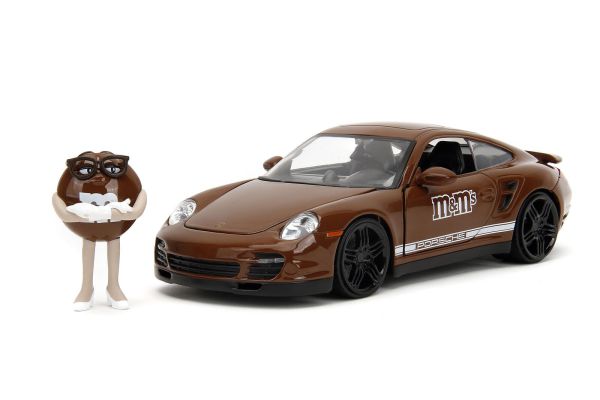 JAD34624 - PORSCHE 911 Turbo mit brauner M&M'S-Figur - 1