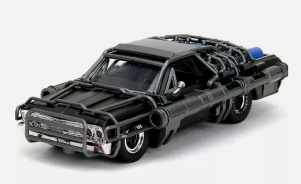 JAD34733 - CHEVROLET El Camino con jaula 1967 negro FAST and FURIOUS - 1