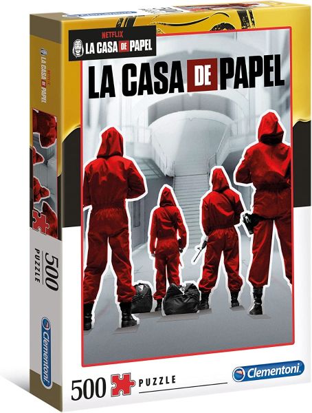 CLE35084 - Puzzle de 500 piezas LA CASA DE PAPEL - 1