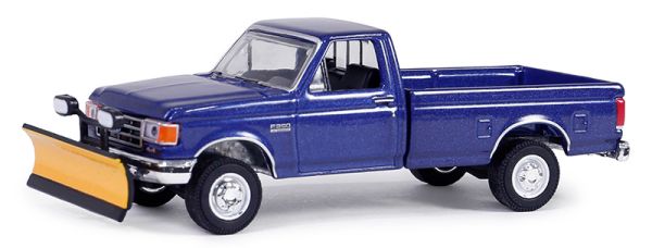 GREEN35280-E - 1991 FORD F-250 XL Azul de la serie BLUE COLLAR en blister - 1