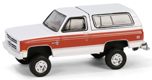 GREEN35290-E - 1984 CHEVROLET K5 Blazer silverado blanco y rojo de la serie ALL-TERRAIN en blister - 1