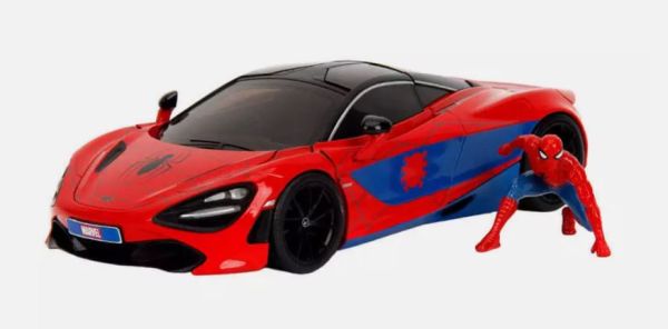 JAD35764 - McCLAREN 720S Marvel con figura de SPIDERMAN - 1