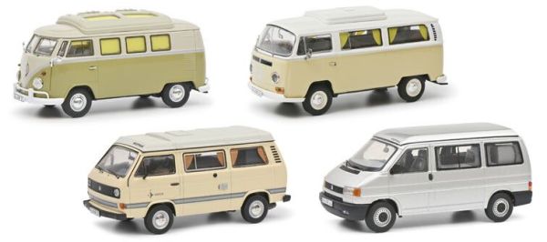 SCH3591 - VOLKSWAGEN conjunto autocaravana T1b, T2a, T3a y T4a - 1