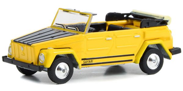 GREEN36070-C - 1974 VOLKSWAGEN Safari Tipo 181 amarillo CLUB VEE-DUB en blister - 1