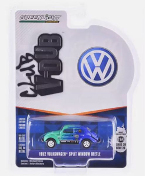 GREEN36110-A - VOLKSWAGEN Split Window Beetle 1952 de la serie CLUB VEE-DUB en blister - 1