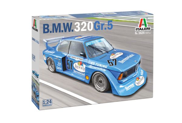 ITA3626 - BMW 320 Gr.5 #57 para montar y pintar - 1