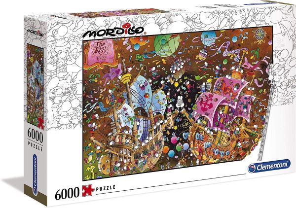 CLE36527 - Puzzle 6000 piezas El Beso MORDILLO - 1