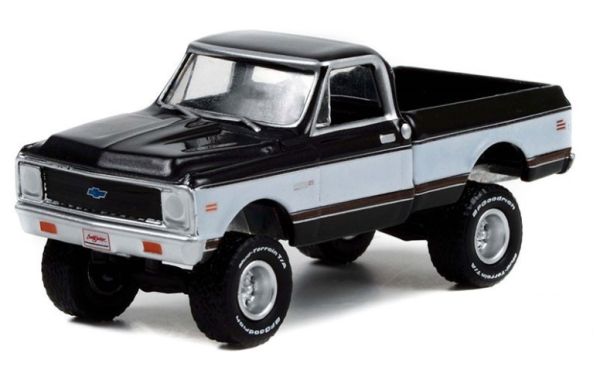 GREEN37250-E - 1972 CHEVROLET K10 Pick-up de la serie BARRETT JACKSON en blister - 1