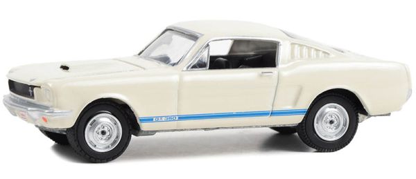 GREEN37290-C - SHELBY GT350 1965 blanco de la serie BARRETT JACKSON en blister - 1