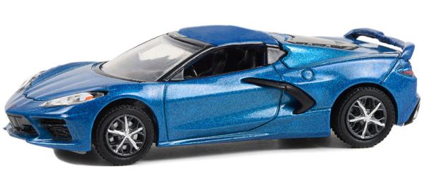 GREEN37290-E - CHEVROLET Corvette Stingray 2LT 2020 azul de BARRETT JACKSON en blister - 1