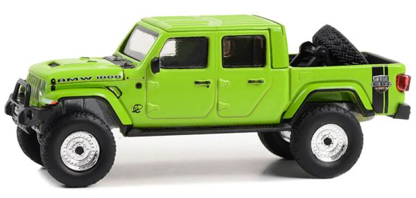 GREEN37290-F - JEEP Gladiator Custom Hellephant 2021 verde de la serie BARRETT JACKSON en blister - 1