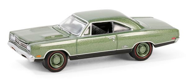 GREEN37310-B - PLYMOUTH Hemi GTX 1969 Verde de la serie BARRETT JACKSON en blister - 1