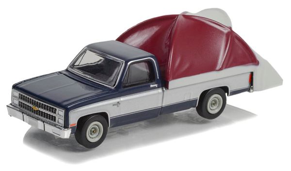 GREEN38030-D - 1982 CHEVROLET D-10 Silverado de la serie THE GREAT OUTDOORS bajo blister - 1