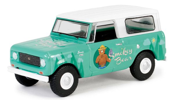 GREEN38060-B - HARVESTER Scout 1961 verde de la serie SMOKEY BEAR en blister - 1