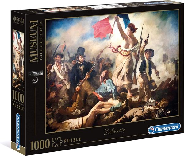 CLE39549 - Puzzle 1000 piezas Colección Louvre La libertad al servicio del pueblo - 1